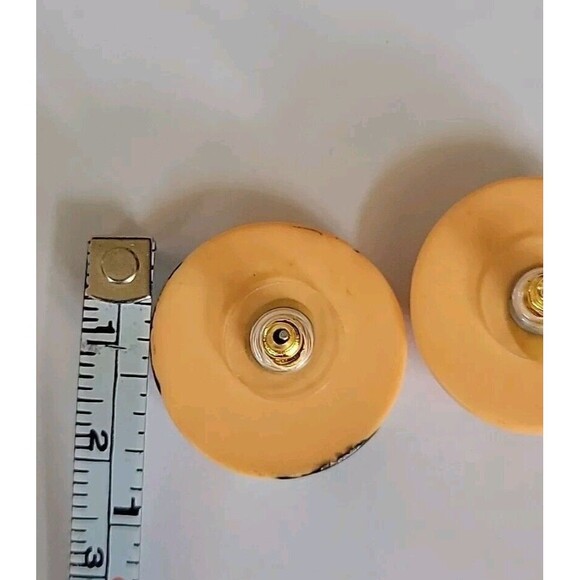 Marie-Christine PAVONE Puces D'Oreilles Chaton UNIQUE Handpainted Cat Earrings - Picture 7 of 7